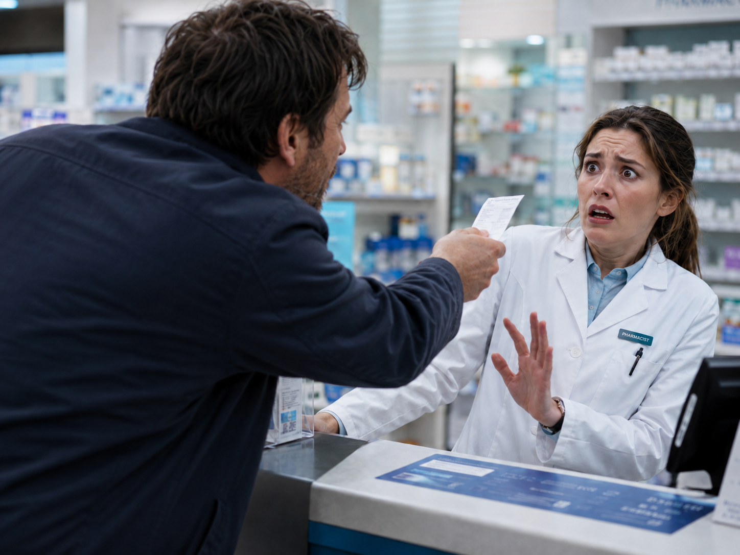 Système d'alarme et anti-agression pour pharmacie