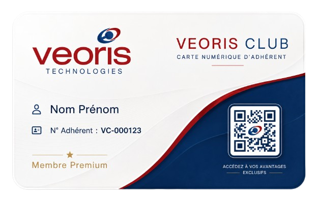 Carte adhérent Veoris Club