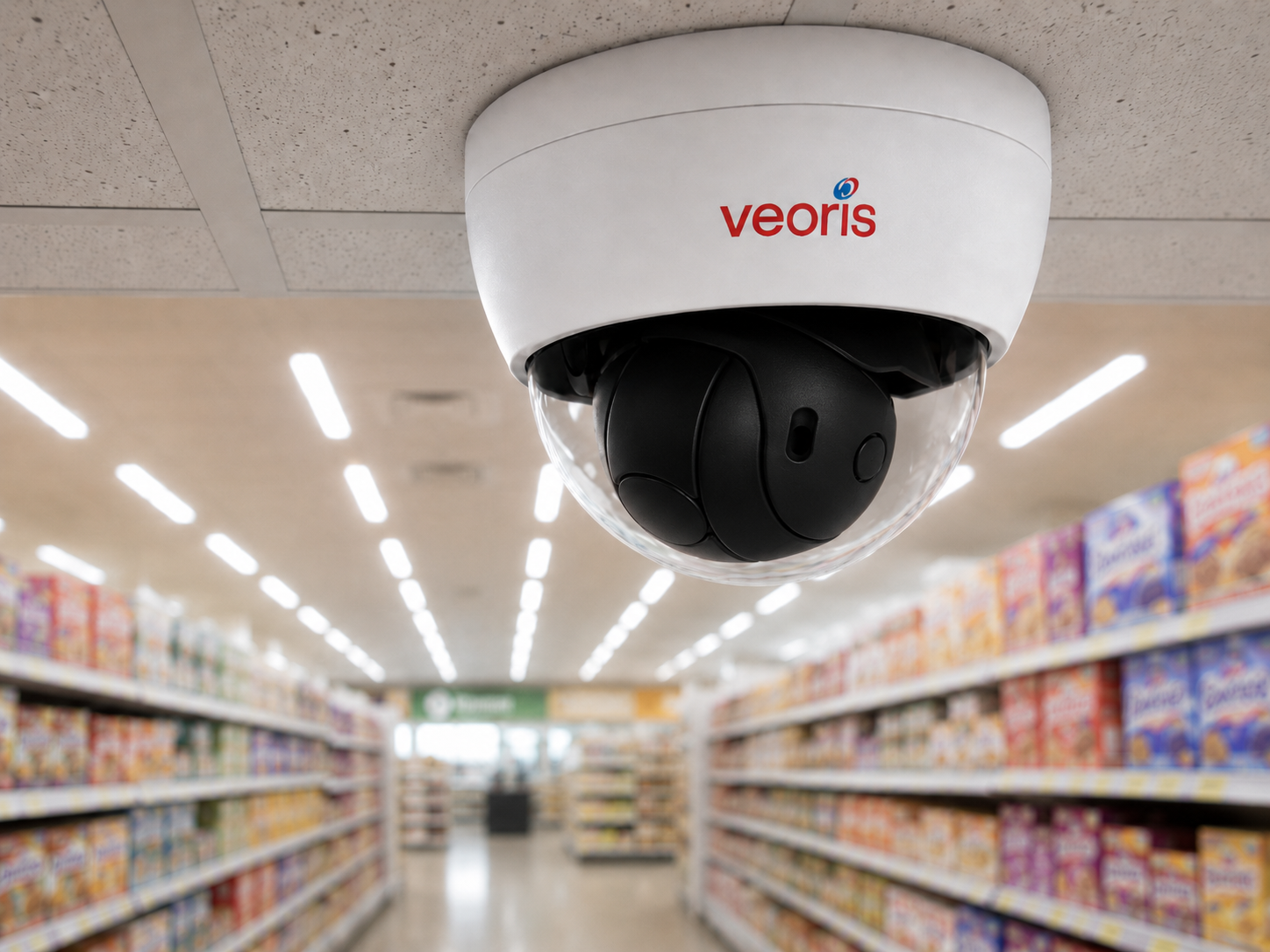 Vidéosurveillance rayons de supermarché